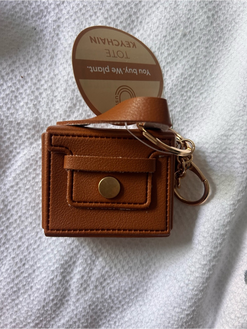 Mini lookalike birkin bag keychain